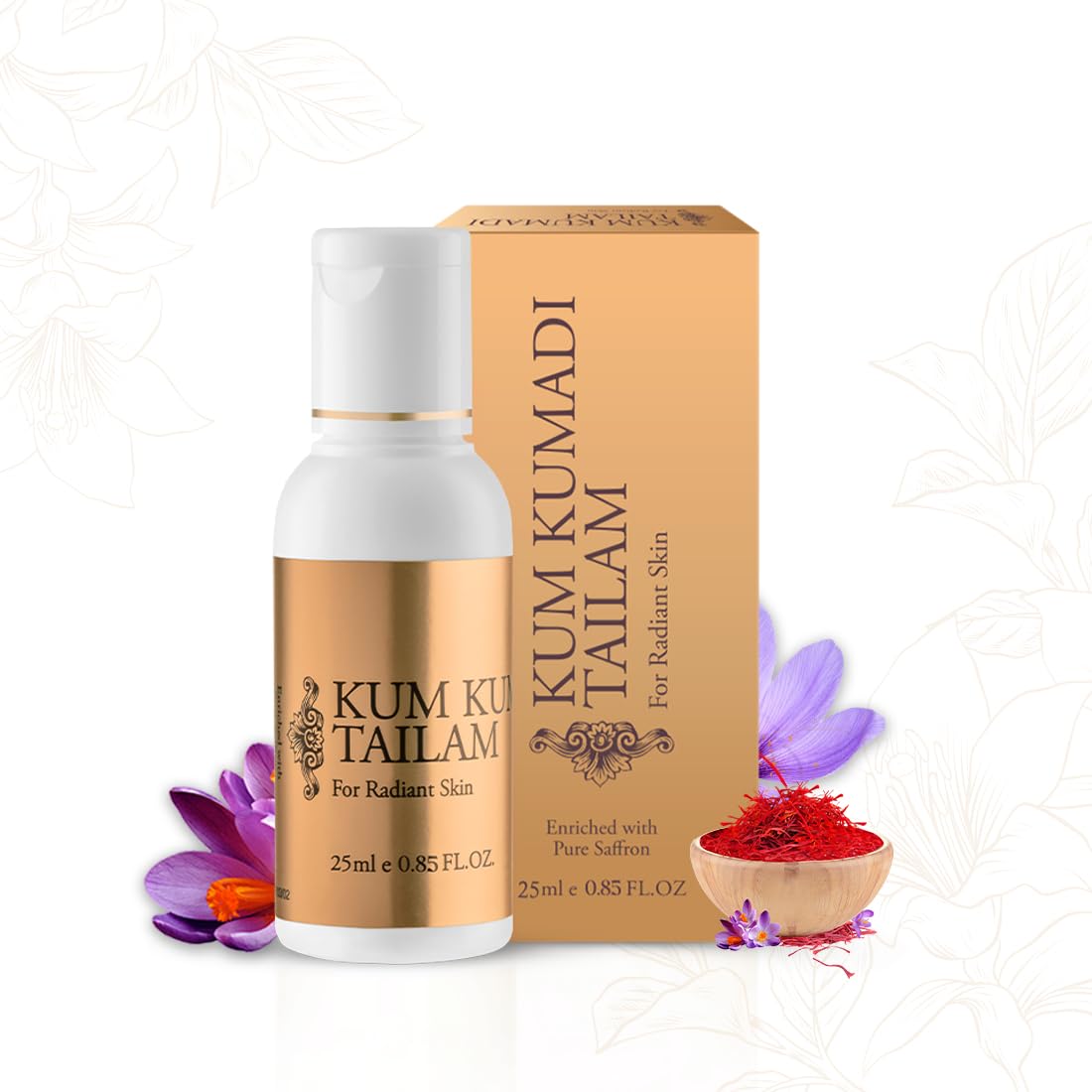 Vasu Kumkumadi Tailam, 25ml (Pack of 2) For Radiant Skin – view 2