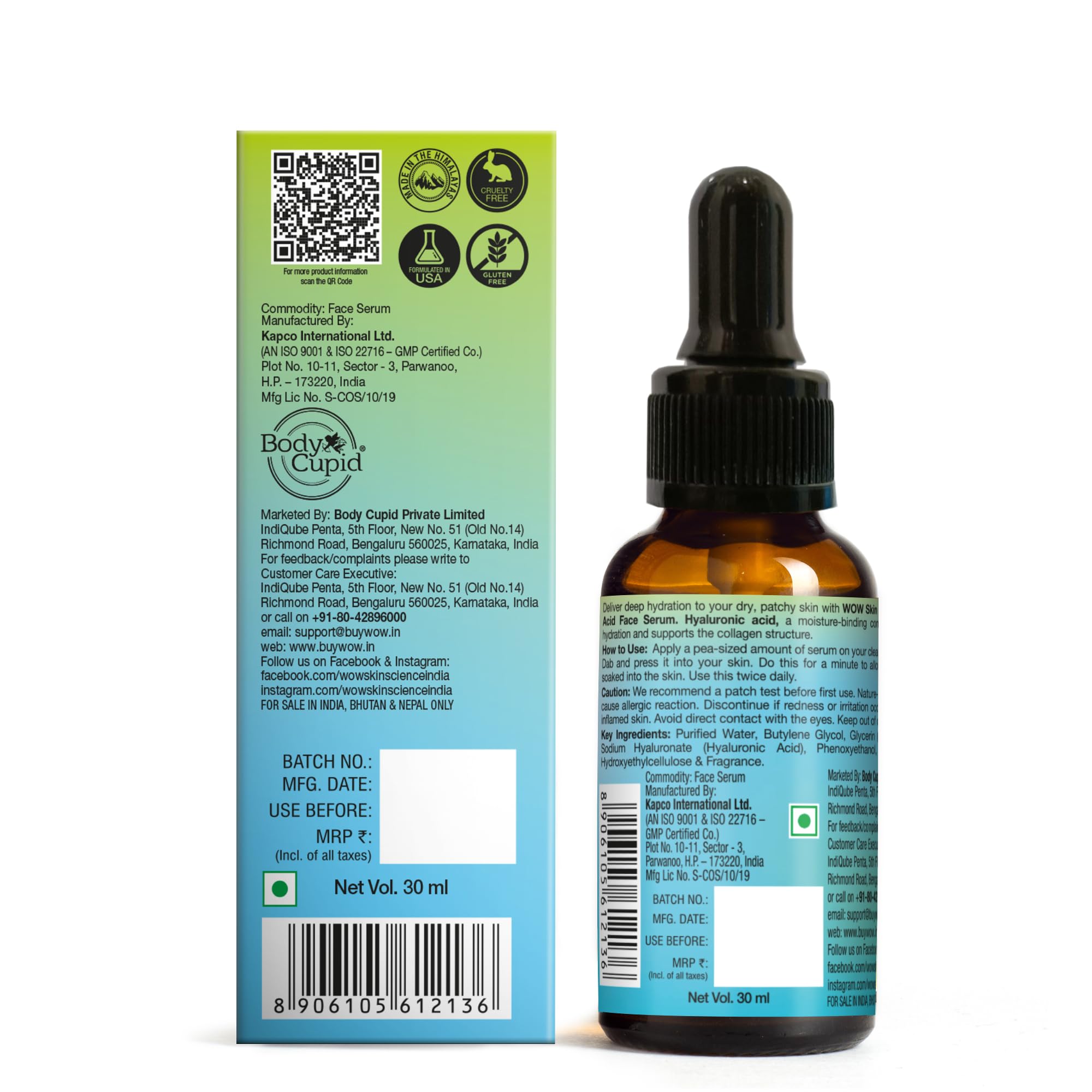 WOW Skin Science Hyaluronic Acid Moisturising Face Serum – view 4