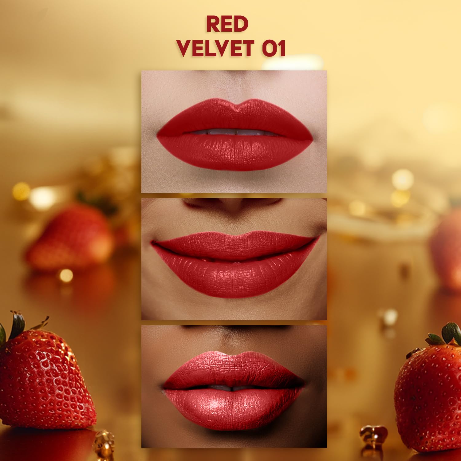 FACES CANADA Comfy Matte Velvet Touch Lipstick - Red Velvet Cake 01, 4.2g – view 2