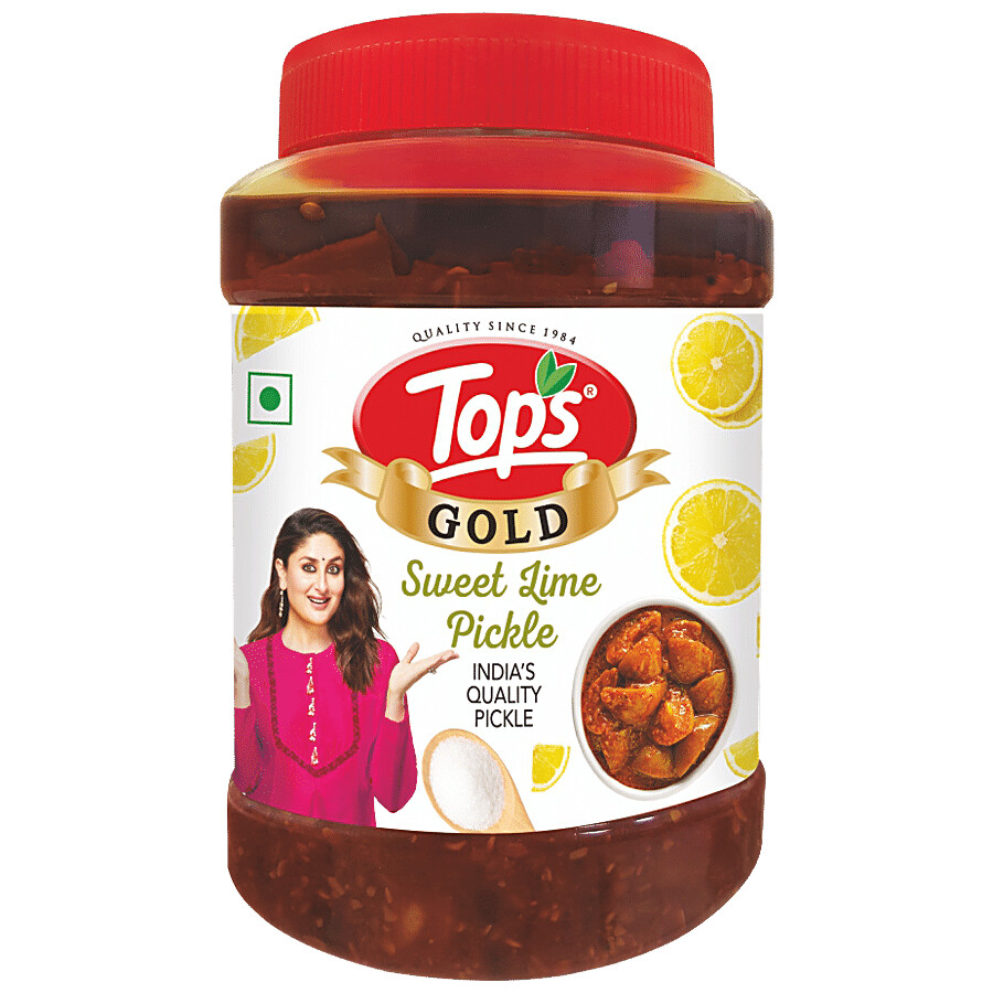 Tops Gold Sweet Lime Pickle - Tempting Flavour, Rich Aroma & Taste 950 g – view 2
