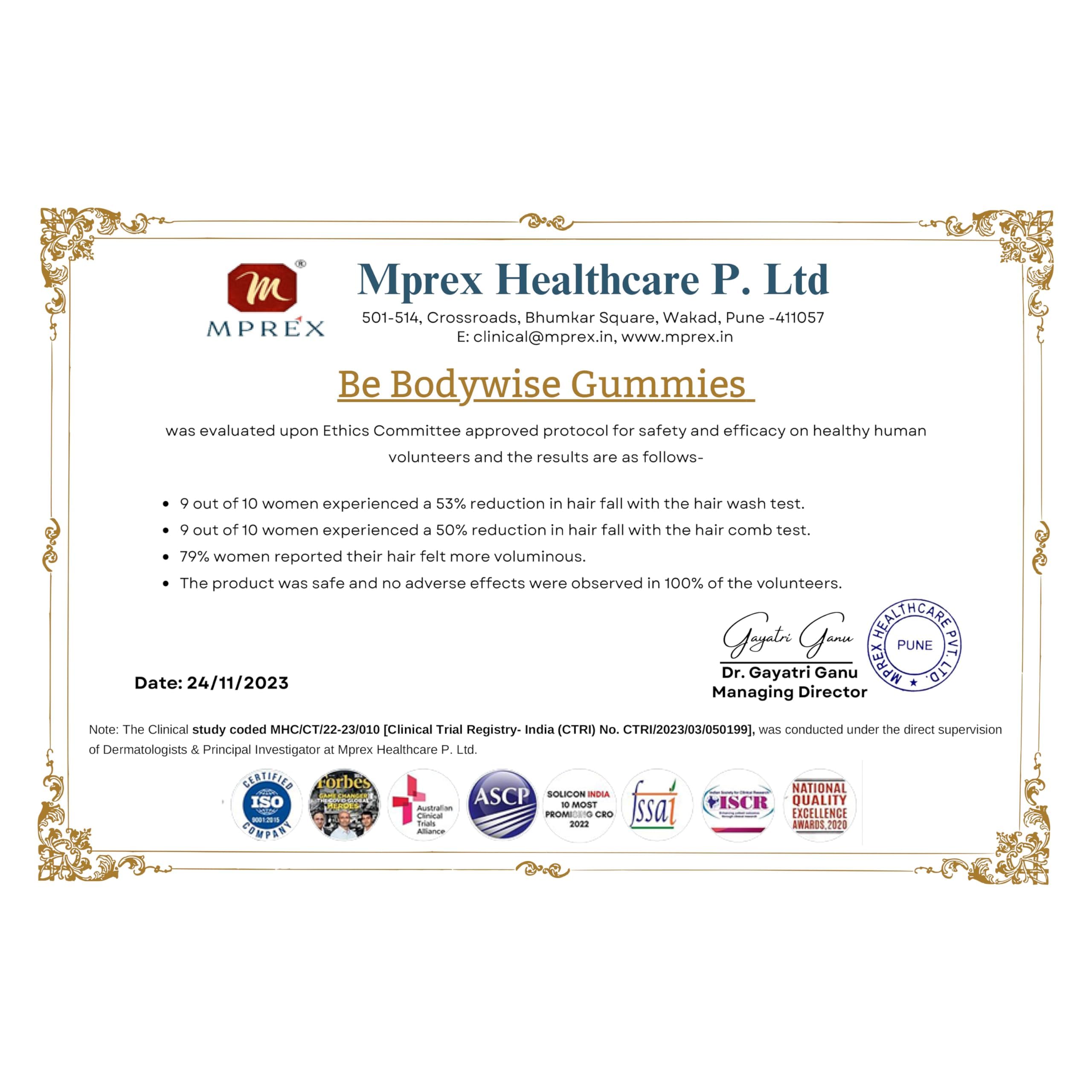 Be Bodywise Biotin Hair Gummies for Stronger, Shinier Hair & Nails – view 7