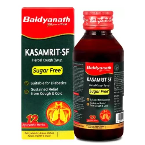 Baidyanath Kasamrit ayurvedic cough syrup bottle 200 ml pack
