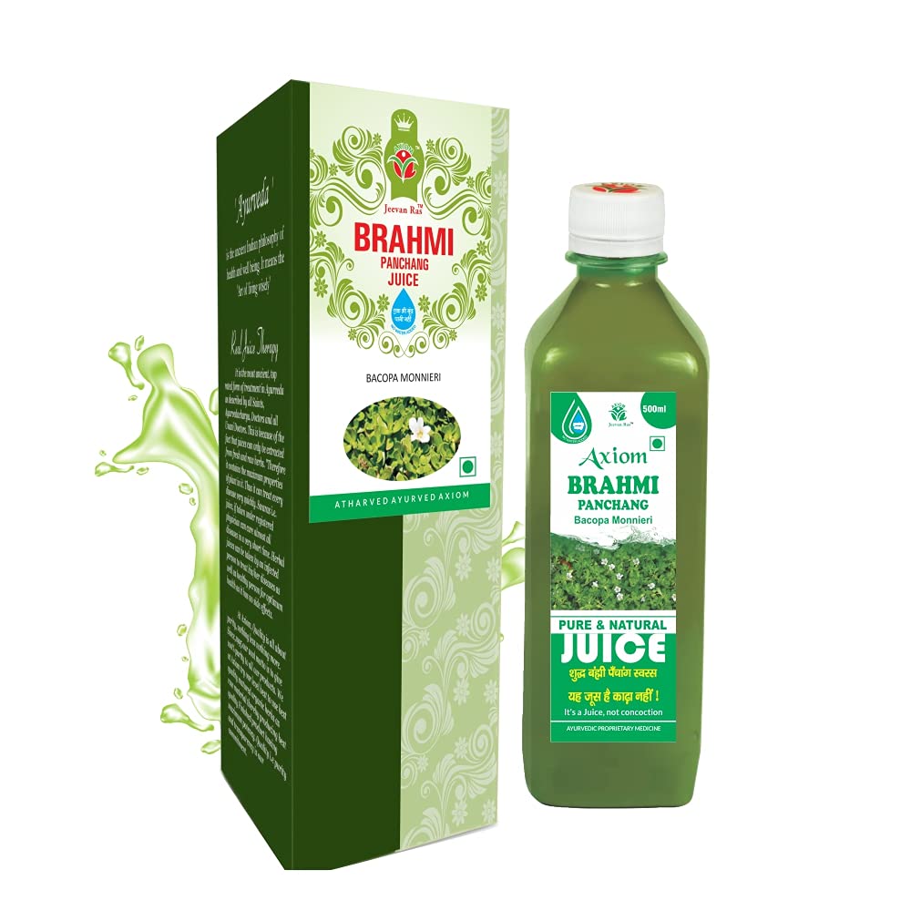 Jeevanras Ayurvedic Brahmi herbal juice 500 ml bottle pack