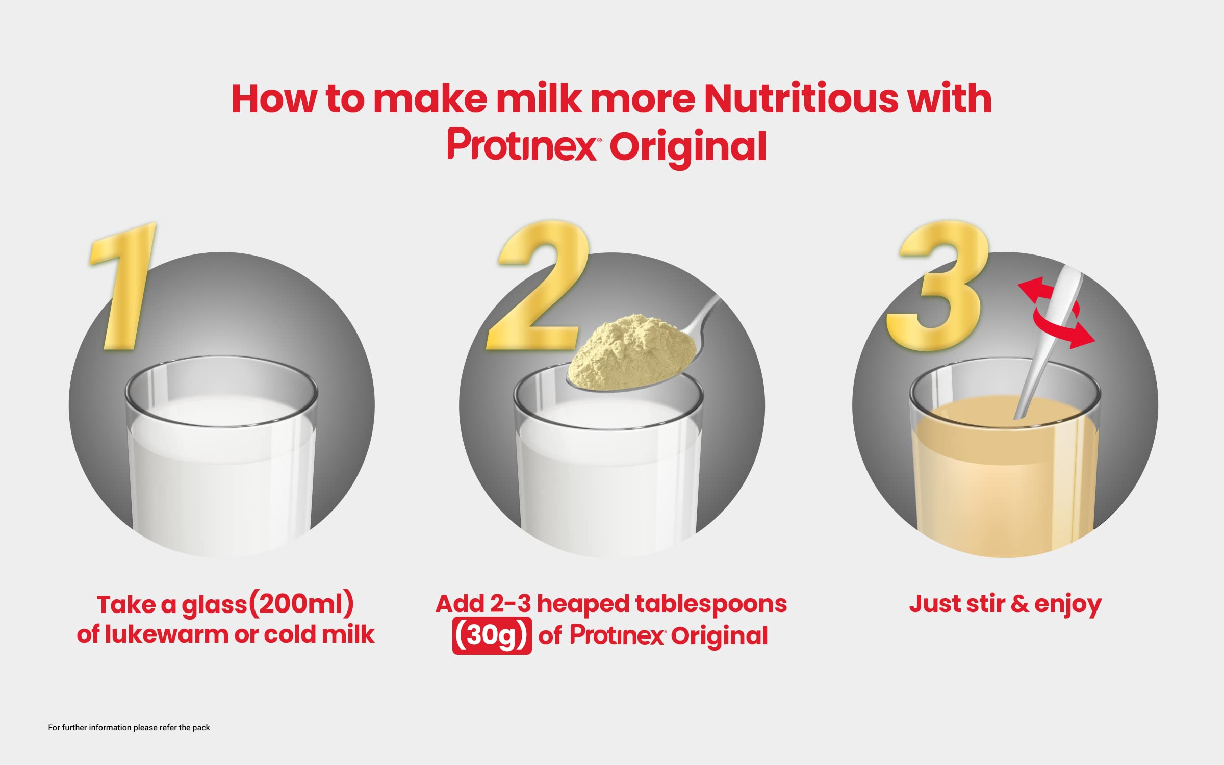 Protinex Nutritional Protein Rich Mix For Adults - (Original, 230 Gms, BIB) with Vital Nutrients to Support faster absorbation & Immunity – view 4