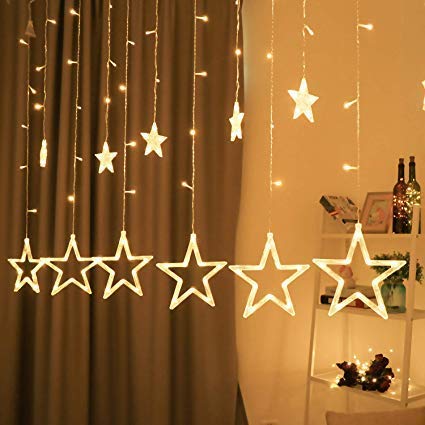 Desidiya 12 LED Star String Light Warm White 138 LEDs, 3 Mtr Decorative Lights for Decoration Christmas, Wedding, Party, Home & Patio Decorative Lighting for Living Room, Parties, Weddings – view 2