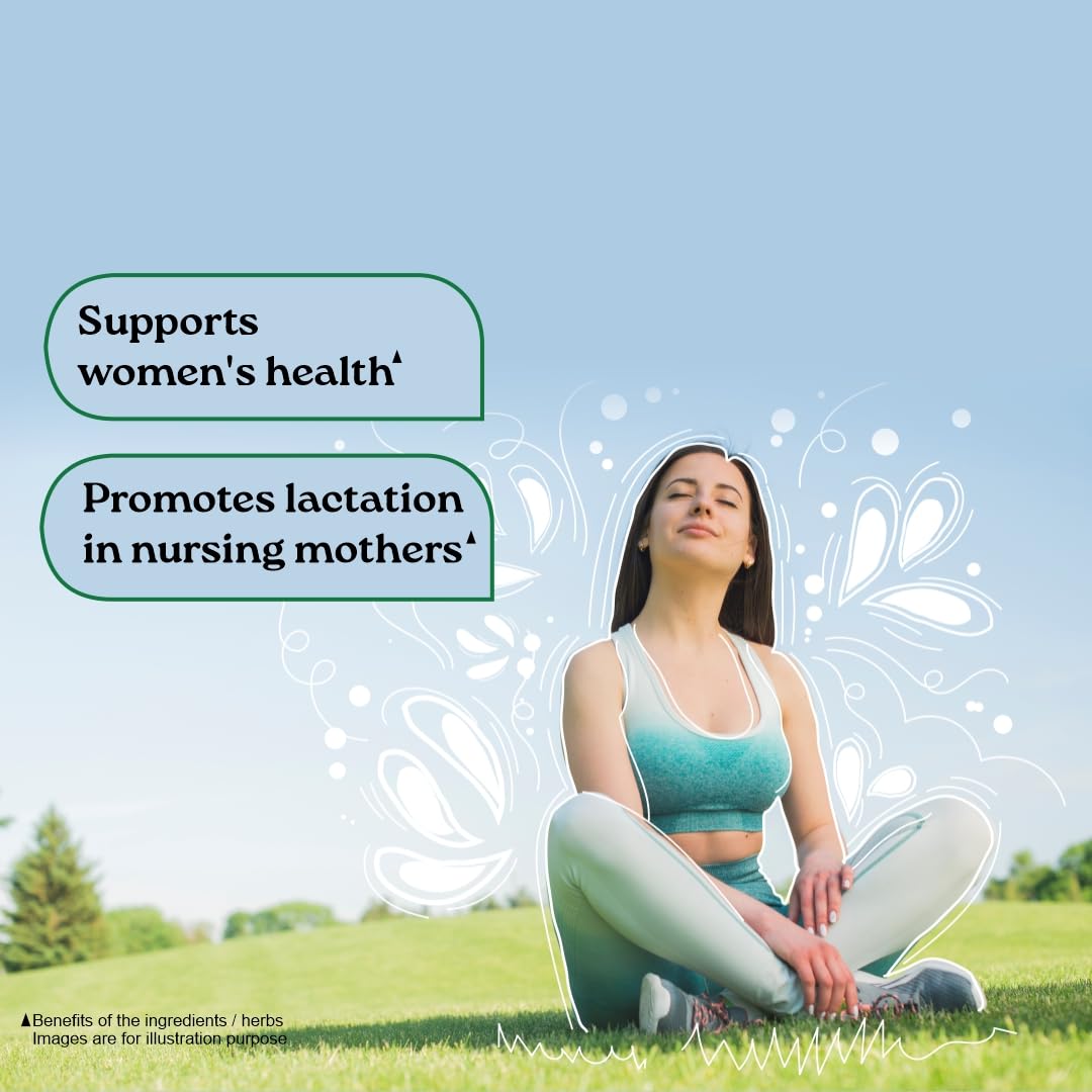 A TATA Product - Organic India Shatavari - 60 Veg Capsules, With Plant Based Estrogens, Helps Boosts Health and Vitality For Women Of All Ages & Restore Hormonal Balance, GMP & NPOP Certified Organic – view 4