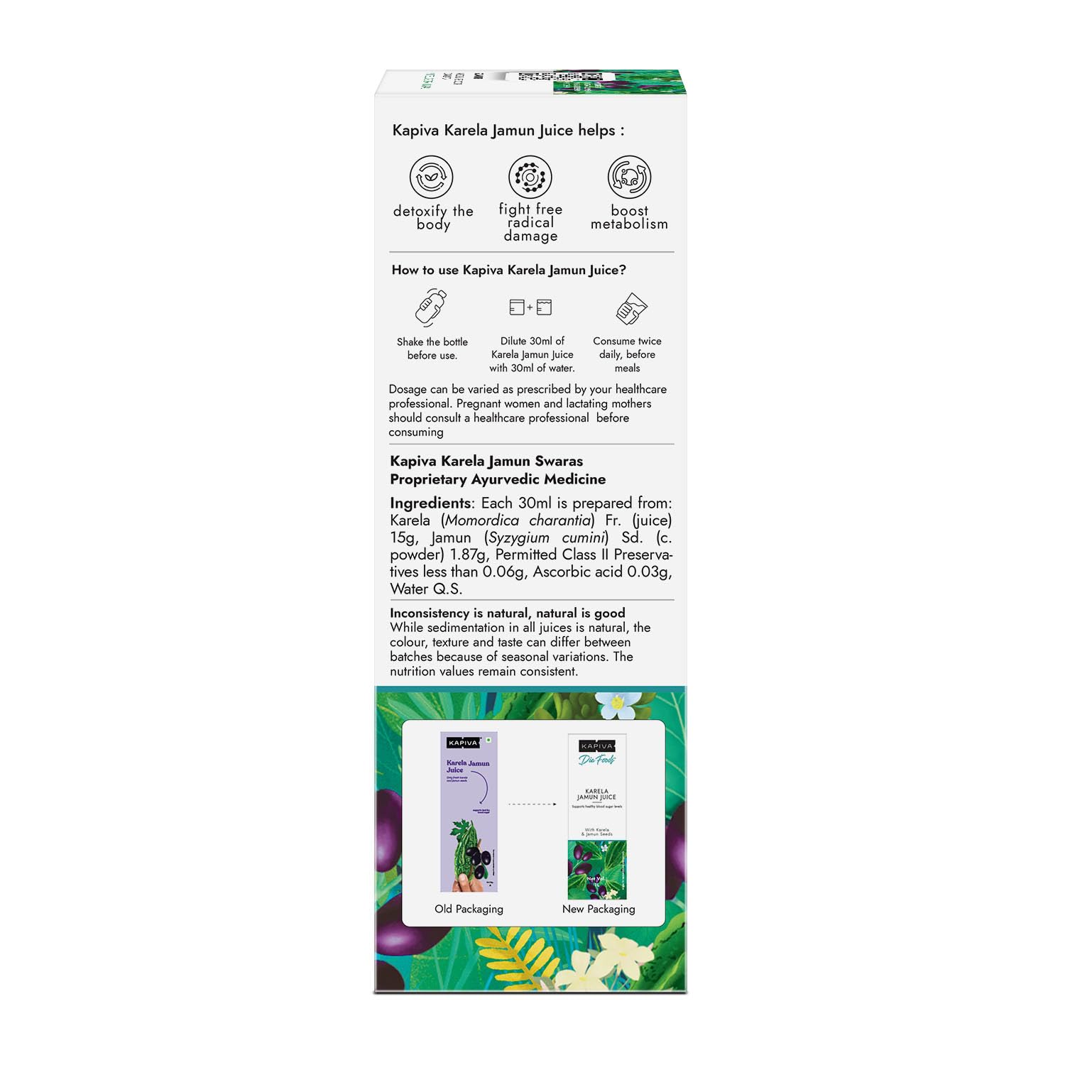 Kapiva Karela Jamun Juice (2L) – view 8