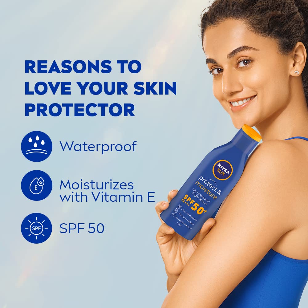 NIVEA SUN Protect and Moisture 125ml SPF 50 Sunscreen – view 4