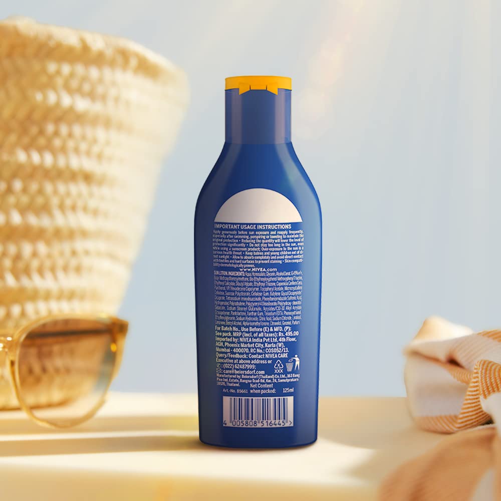 NIVEA SUN Protect and Moisture 125ml SPF 50 Sunscreen – view 6