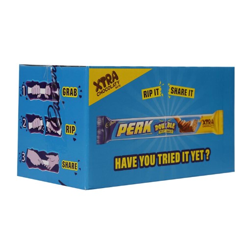 Cadbury Perk milk chocolate wafer bars pack of 30
