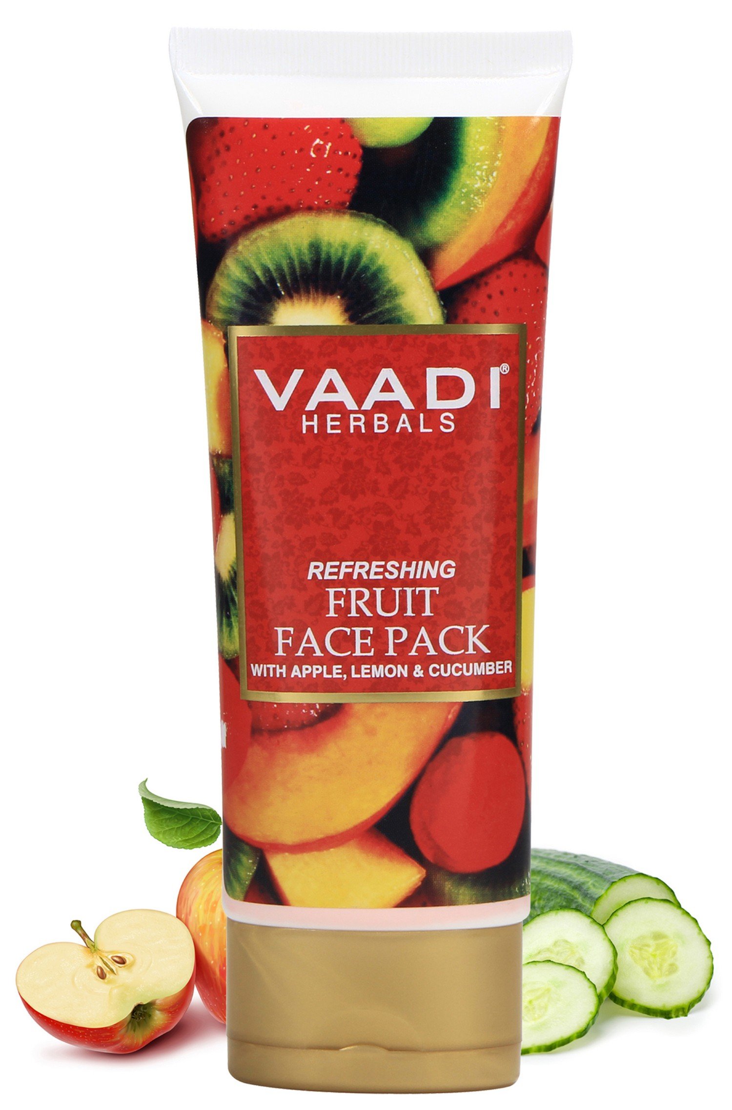 Vaadi Herbals Refreshing Fruit Pack with Apple Lemon and Cucumber, 120g – view 2