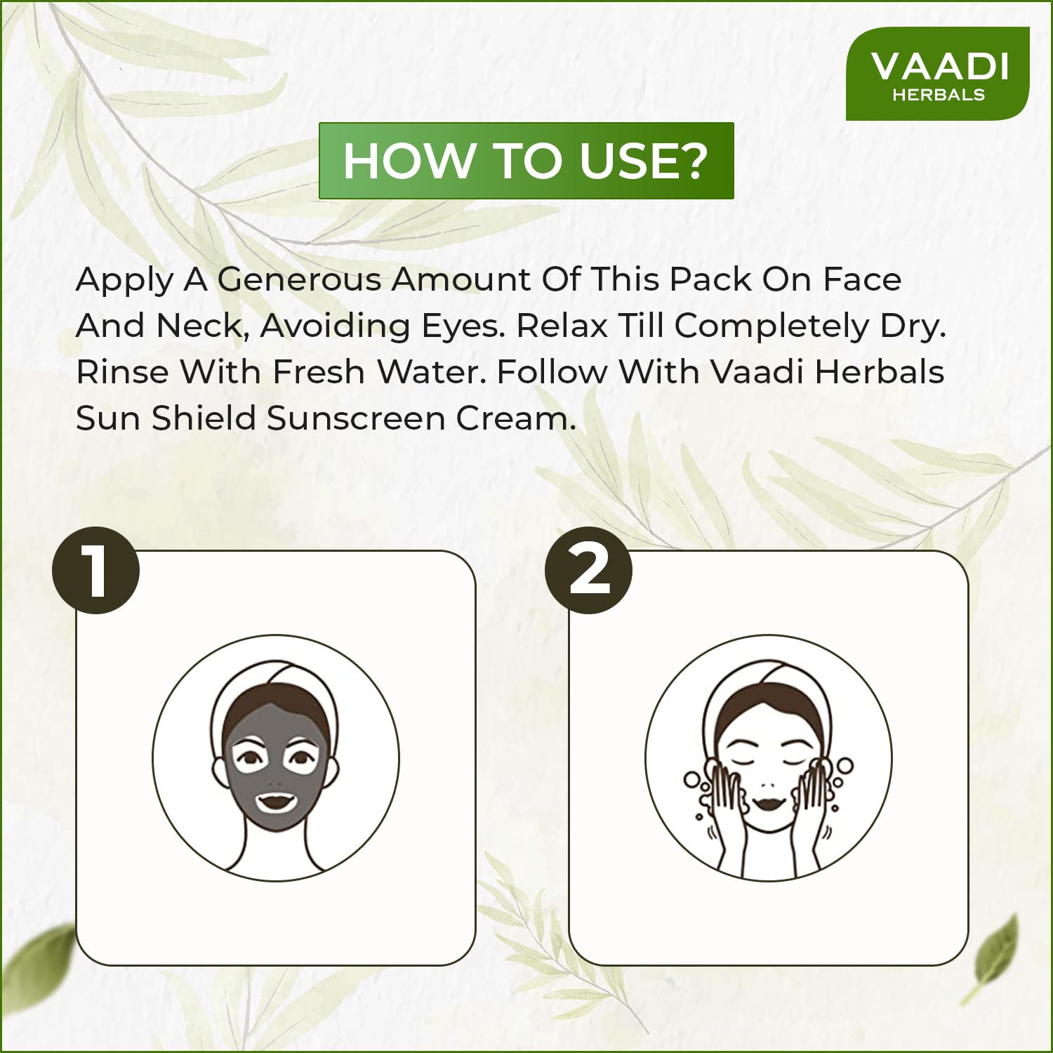 Vaadi Herbals Refreshing Fruit Pack with Apple Lemon and Cucumber, 120g – view 5