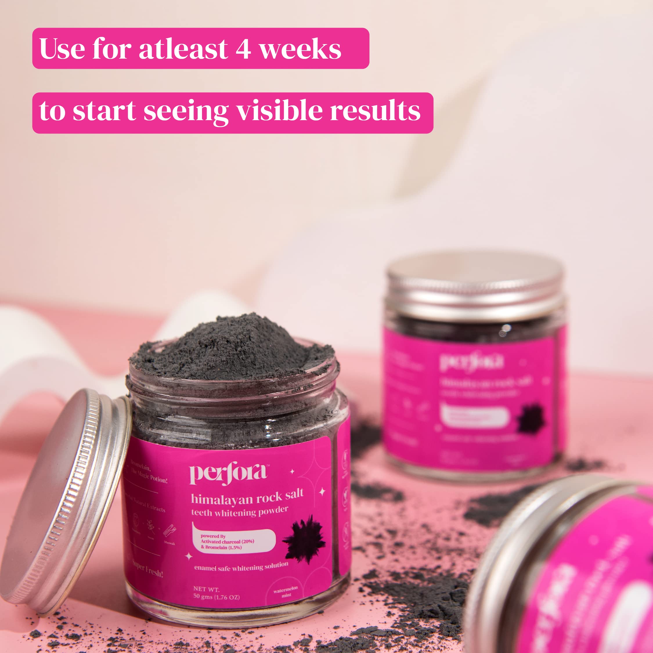 Perfora Charcoal Teeth Whitening Powder – view 2