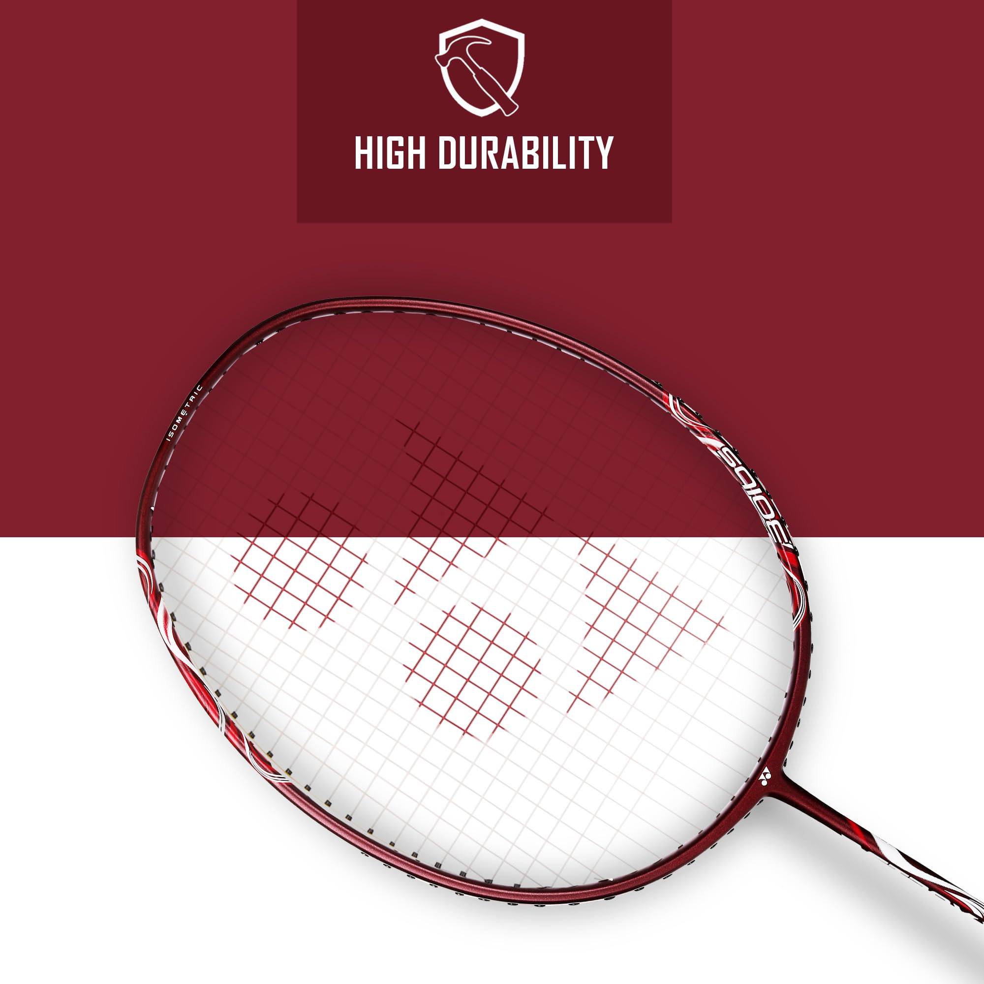 YONEX Graphite Badminton Racquet Astrox Lite 45I 5U G4 (Kurenai), Multicolor, Graphite, Multicolor – view 5