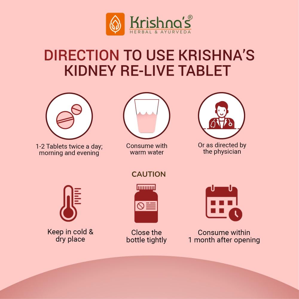 Krishna's Kidney Re-Live Tablet - 80 tab – view 6