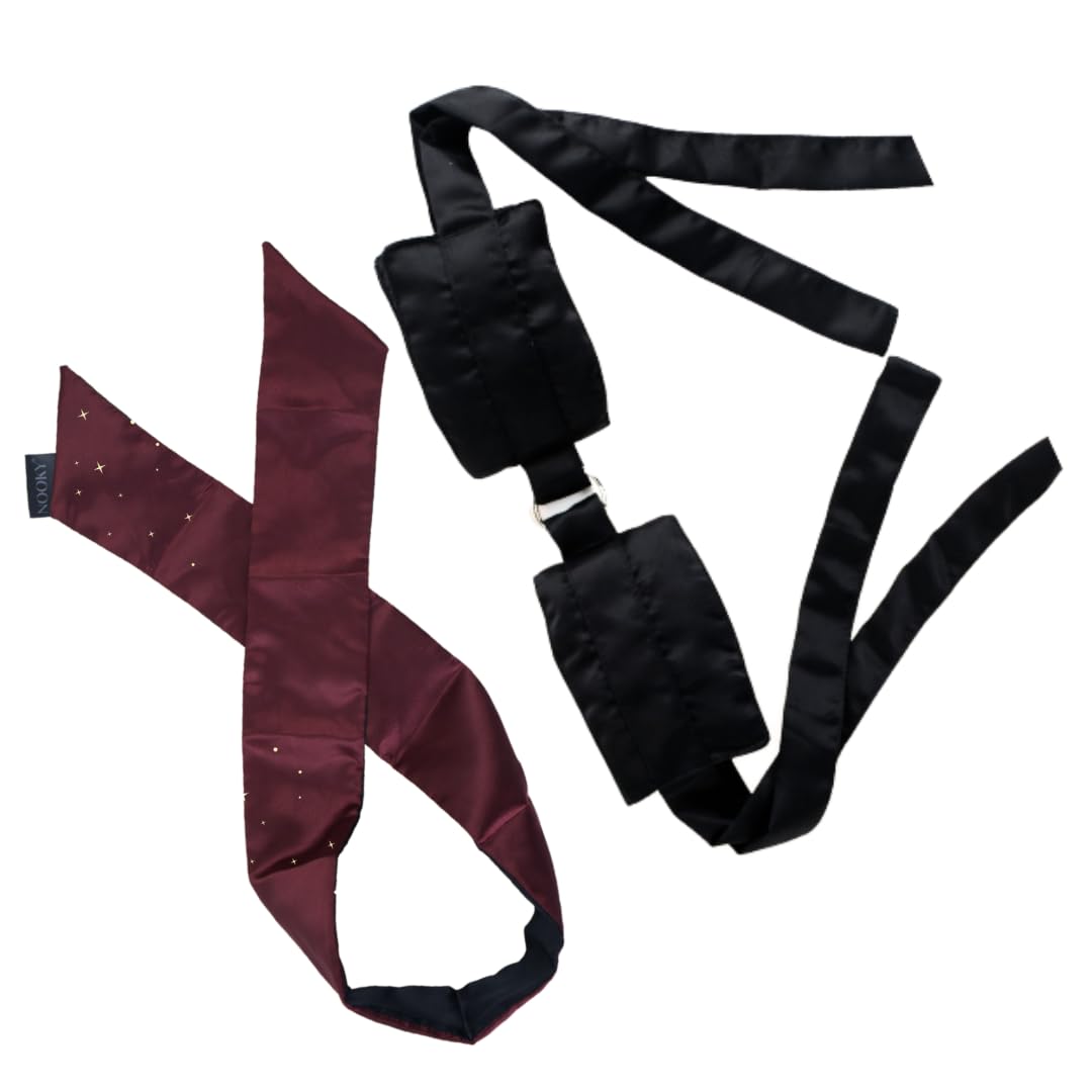 Nooky Mini Bites (20g) & Satin Blindfold with 1 Handcuff (3-in-1) Combo – view 2