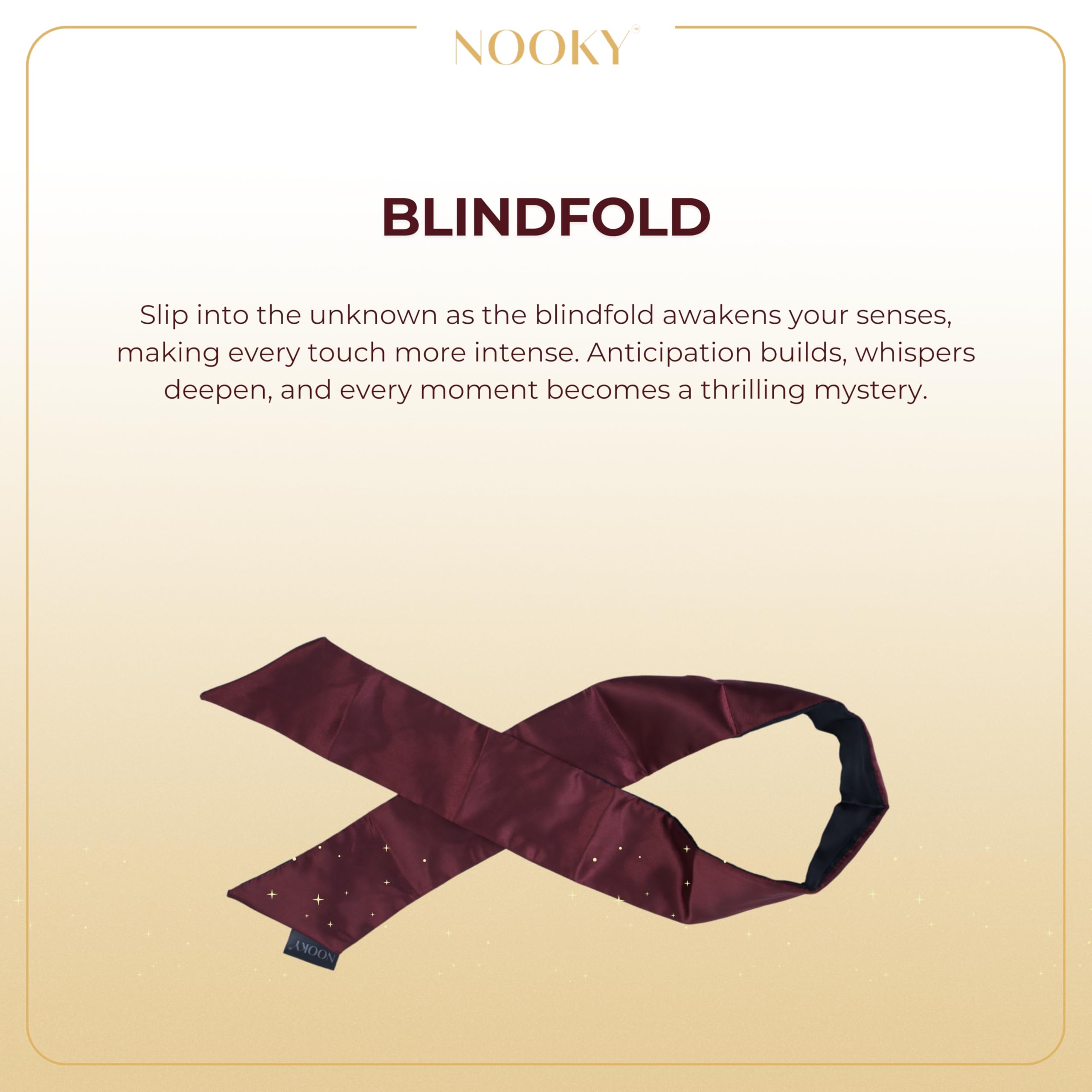 Nooky Mini Bites (20g) & Satin Blindfold with 1 Handcuff (3-in-1) Combo – view 7