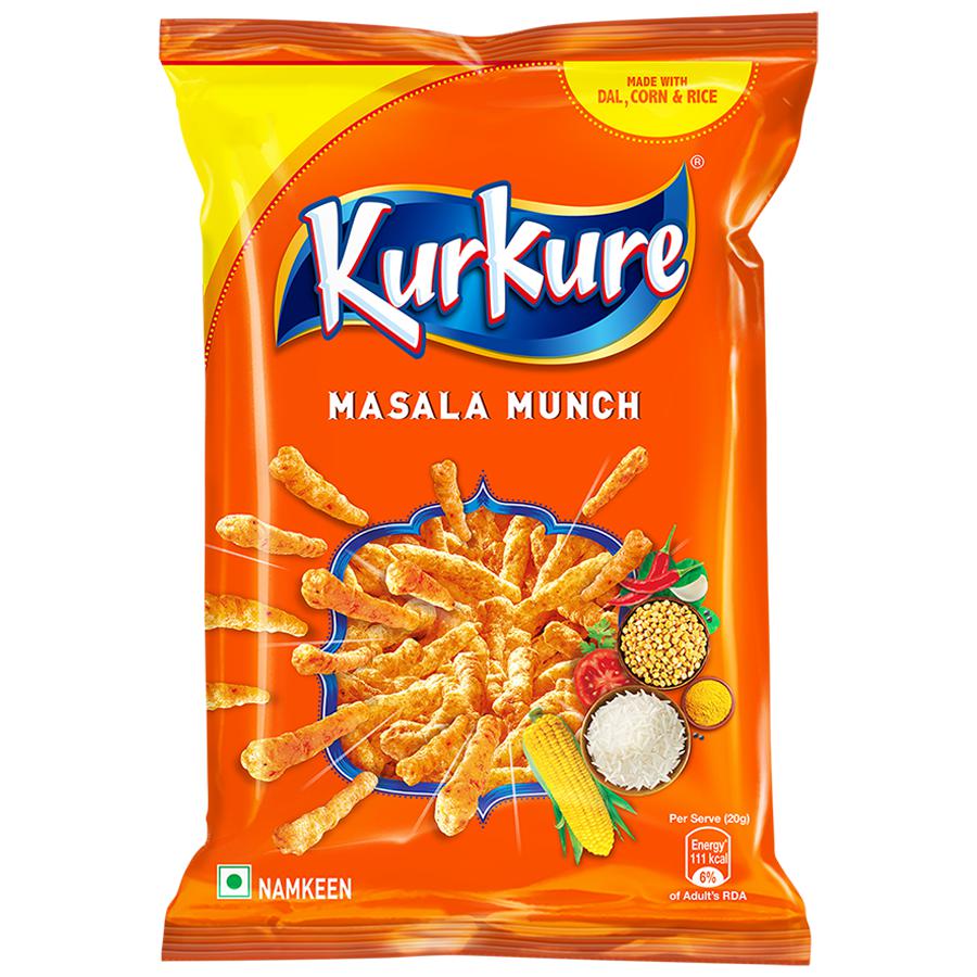 Kurkure Kurkure Namkeen - Masala Munch, 3X70 G Multipack – view 2