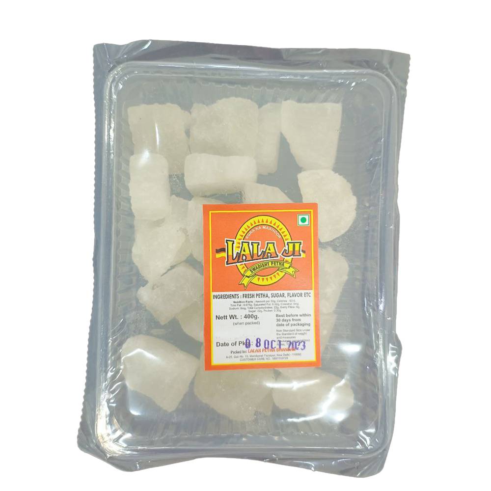 Navarati Fasting Special Petha Soft and Juicy Indian Sweet made from ( Ash gourd ) healthy and deliteful ( 400 gm ) – view 2