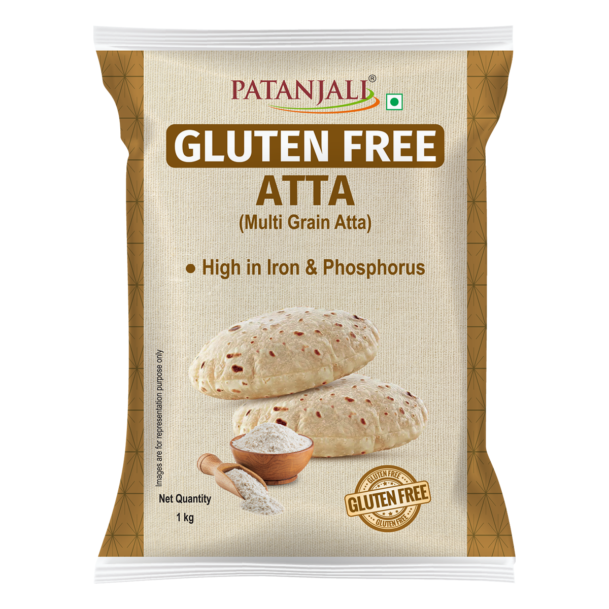 Patanjali Gluten Free Atta 1 kg – view 1