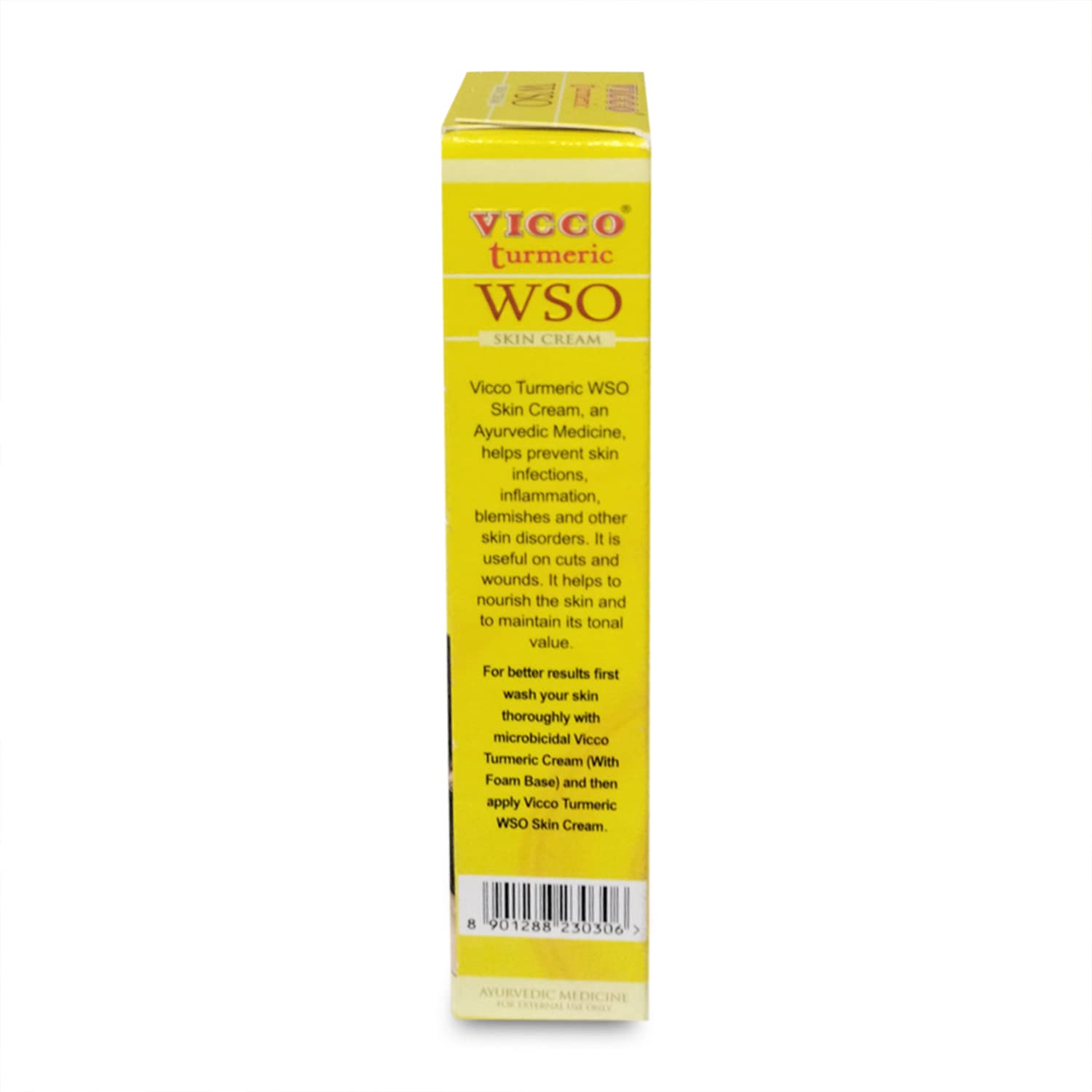 Vicco Turmeric WSO Skin Cream, Reduces Pimples and Prevents Skin Problems, For Healthy And Clear Skin, Suitable For All Skin Types, 100% Natural, 60 Gm, (Pack Of 3) – view 6