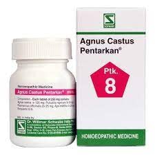 HOMOEOCART India-made Agnus Castus Pentarkan Tab PTK08 pack of 2