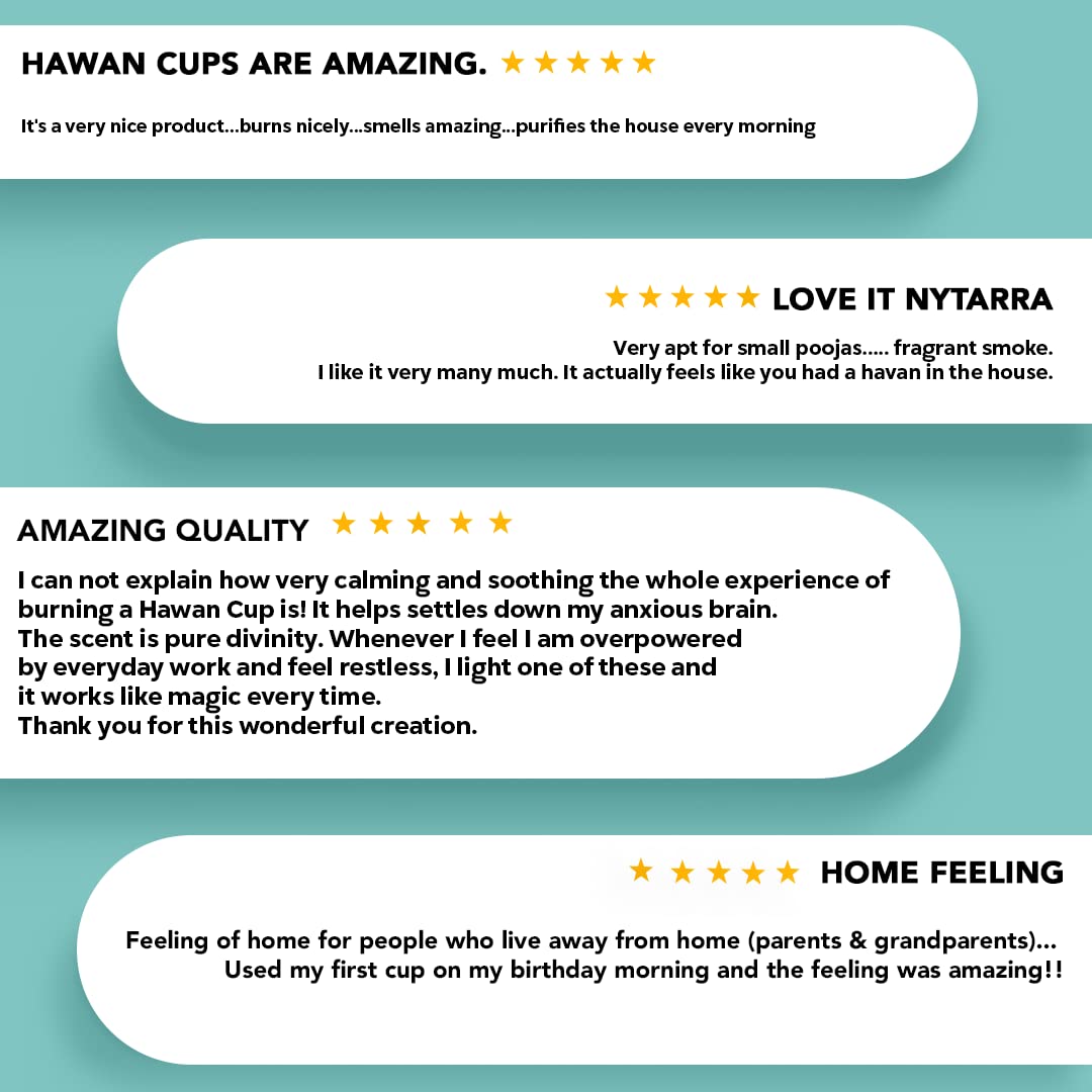 Nytarra Havan Cups for Pooja 12 pcs Each with Holder, Cow Dung Outer Shell Hawan Natural Herbs, Jatamasi, Tulsi, Ashwagandha, Guggal, Loban, Dried Flowers, Sambrani Dhoop Cups – view 7