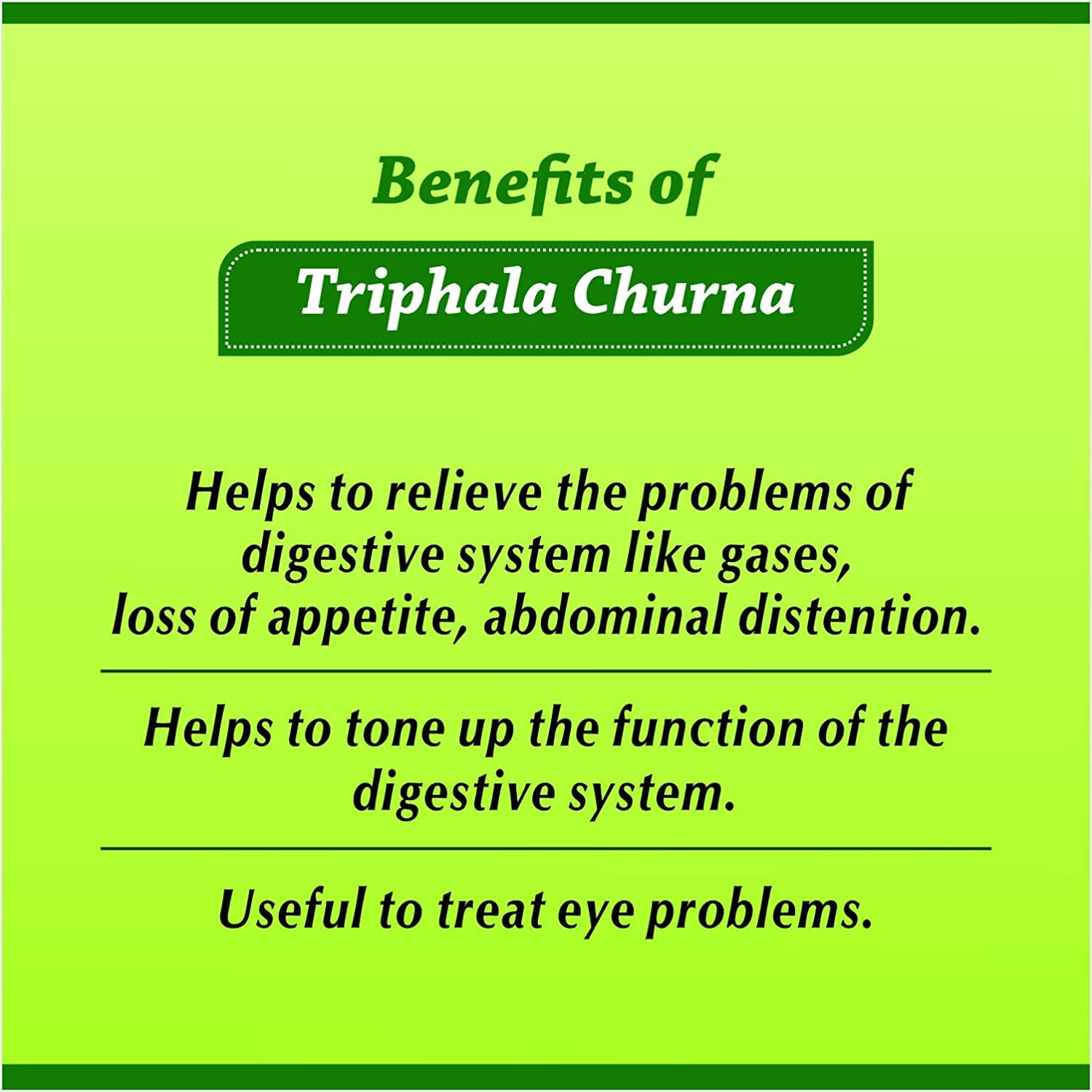 Baidyanath Asli Ayurved Nagpur Triphala Churna 500 G (Pack Of 2) - Helps Relieve Constipation Acidity & Gas Relief - Ayurvedic Remedy For Gastro-Intestinal Health – view 5