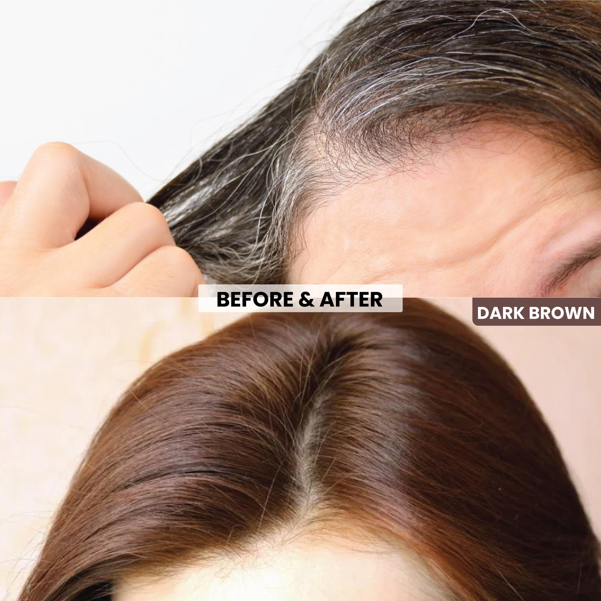 VIP HAIR COLOUR SHAMPOO (180 ml (Pack of 1), Dark Brown) – view 5