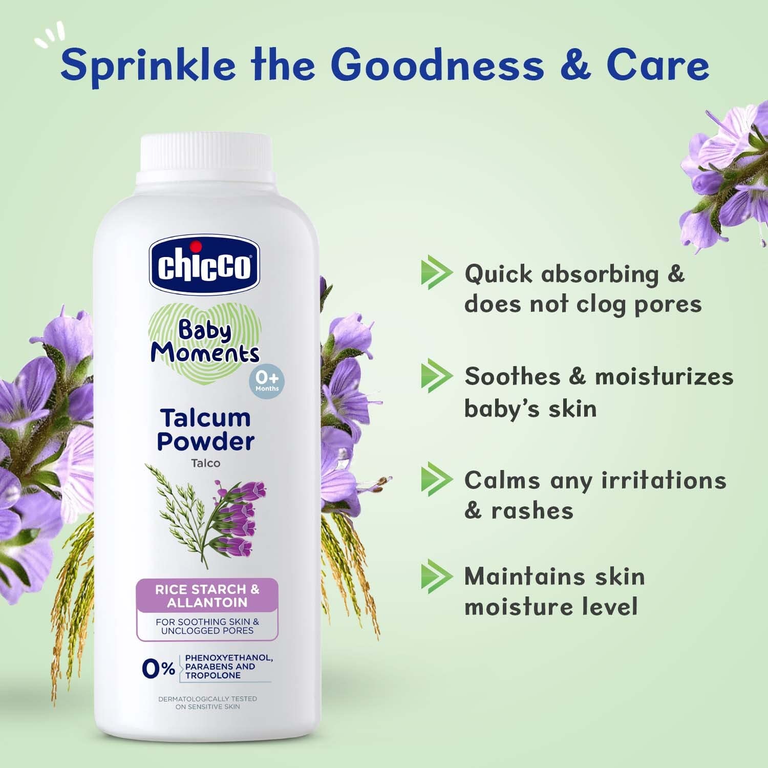 CHICCO BM TALCUM POWDER 150G – view 2