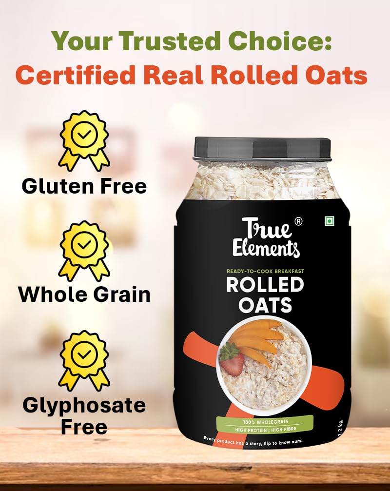 True Elements Rolled Oats 1.2kg - Monthly pack – view 7
