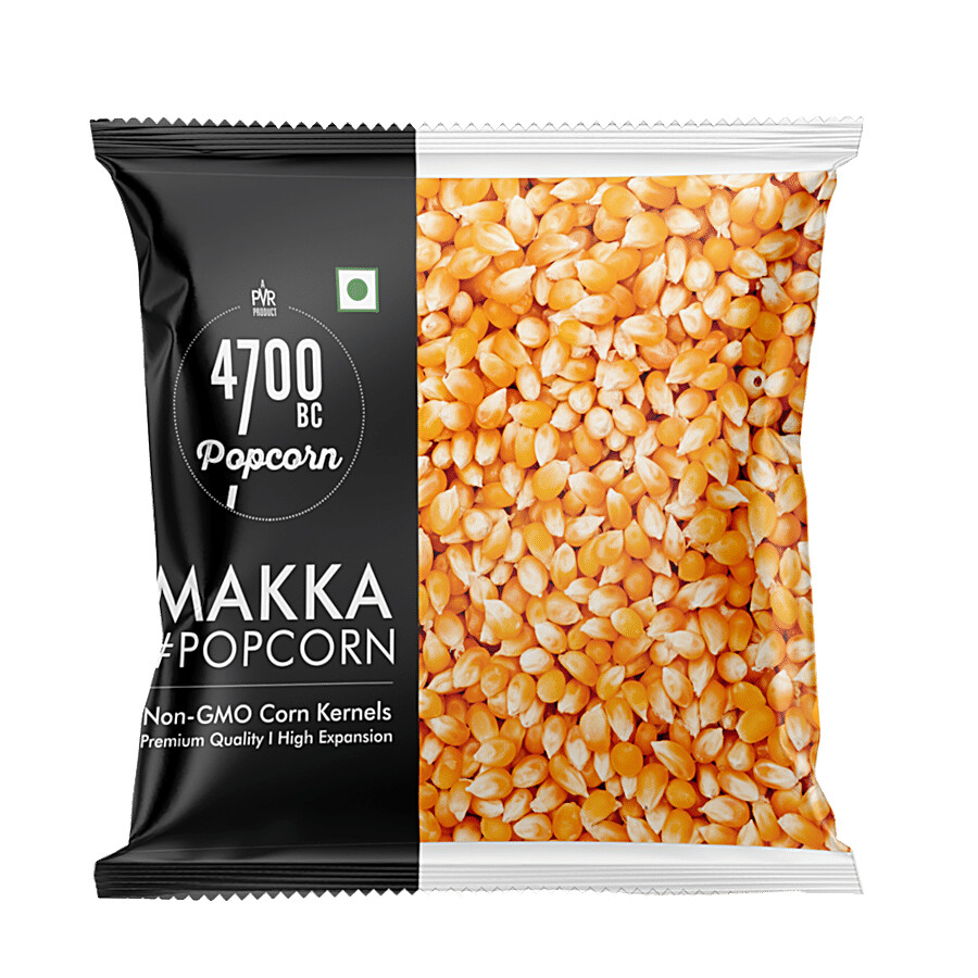 Front pack of 4700BC classic unflavoured popcorn kernels 200 g