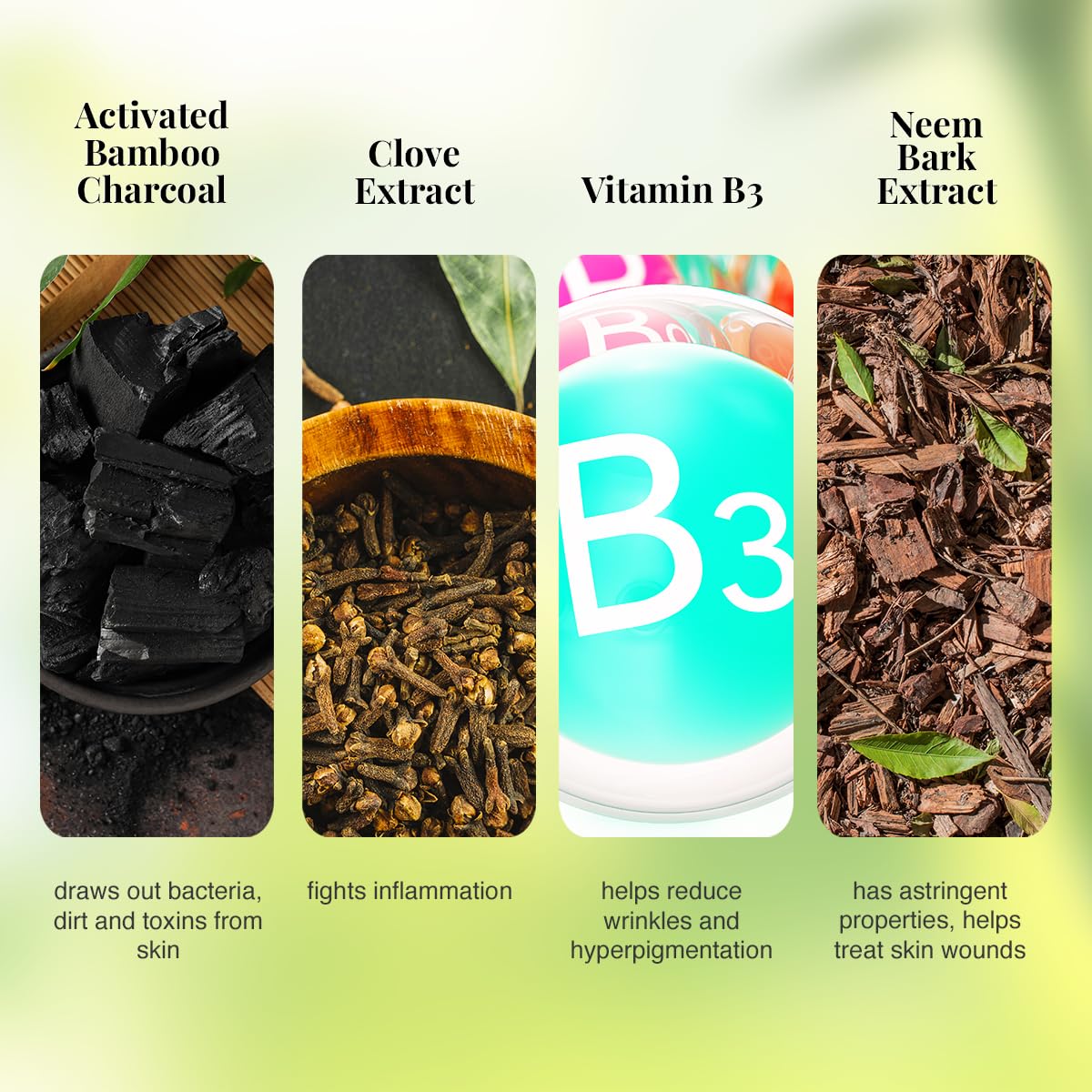 VLCC Activated Bamboo Charcoal Facial Kit - 60g For Purified, Balanced & Glowing Skin – view 7