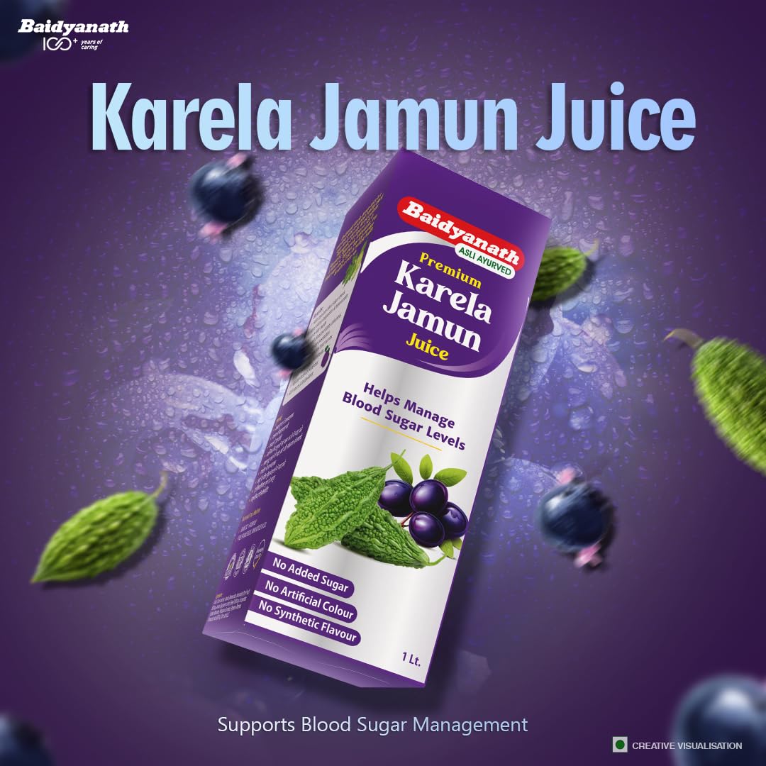 Baidyanath Premium Karela Jamun Juice - 1L – view 2