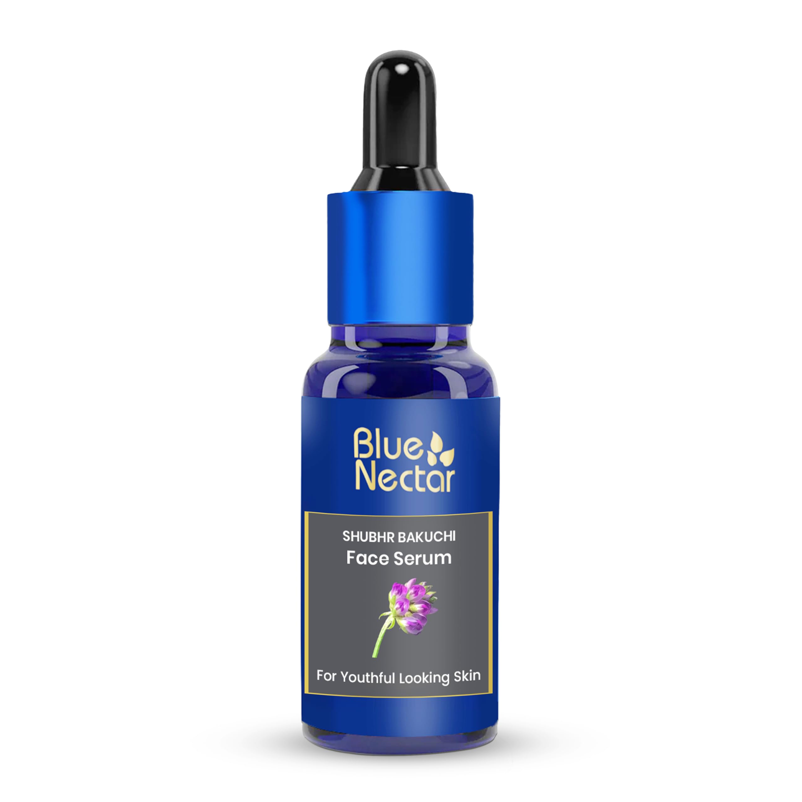 Blue Nectar Ayurvedic bakuchiol serum for face in 30 ml bottle