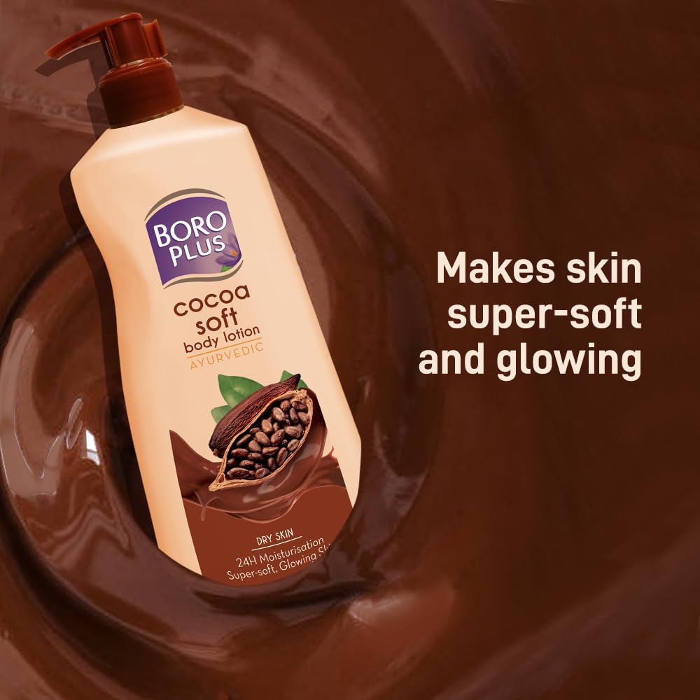BOROPLUS Boro Plus Cocoa Soft Body Lotion For Skin Combination , 400 Ml, 1 Count – view 2