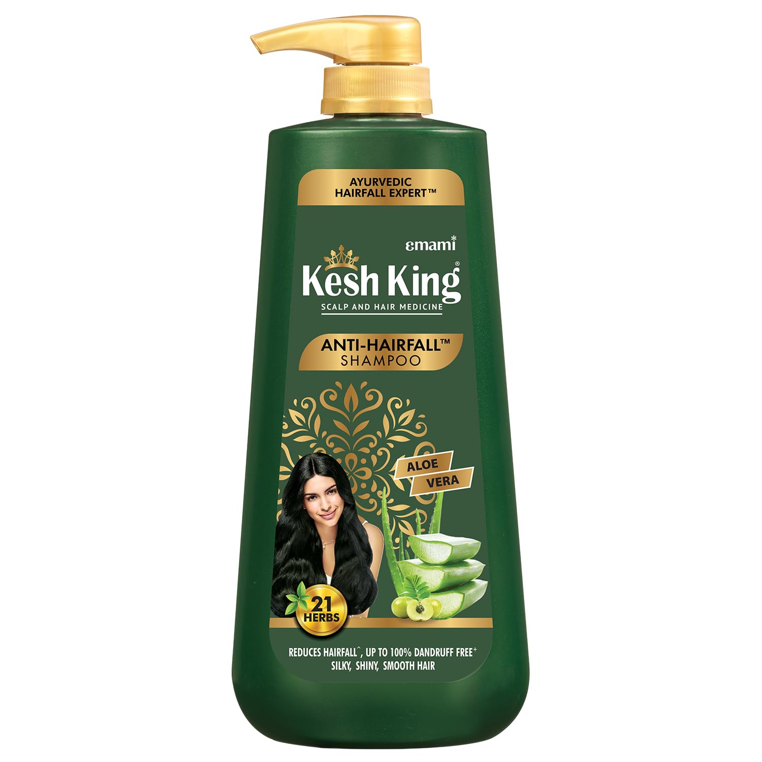 Large 1000 ml bottle of Kesh King anti hairfall shampoo