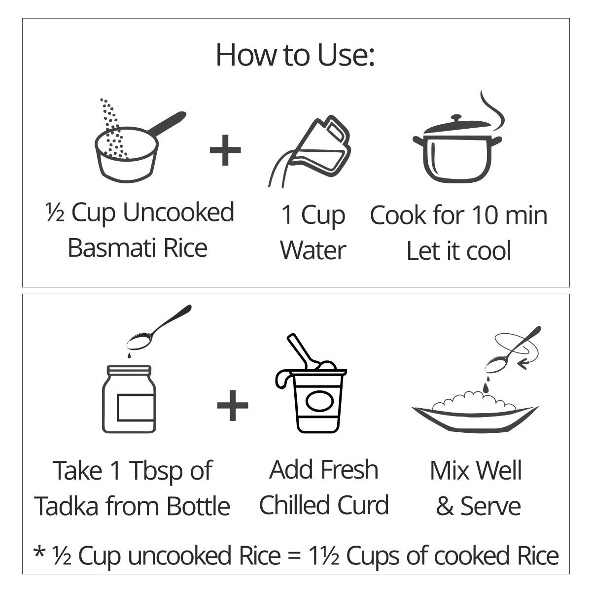 El The Cook Curd Rice Tadka Jar - 180g – view 4