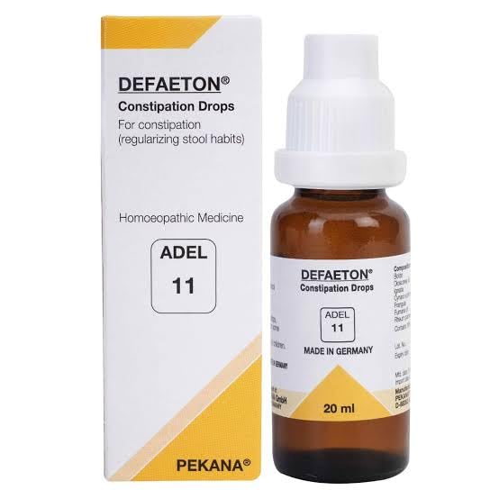 Bottle of Dr. Deo ADEL No. 11 Defaeton constipation drops