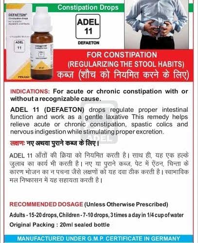 ADEL No. 11 (DEFAETON) Constipation Drops (20ml) (1) – view 5