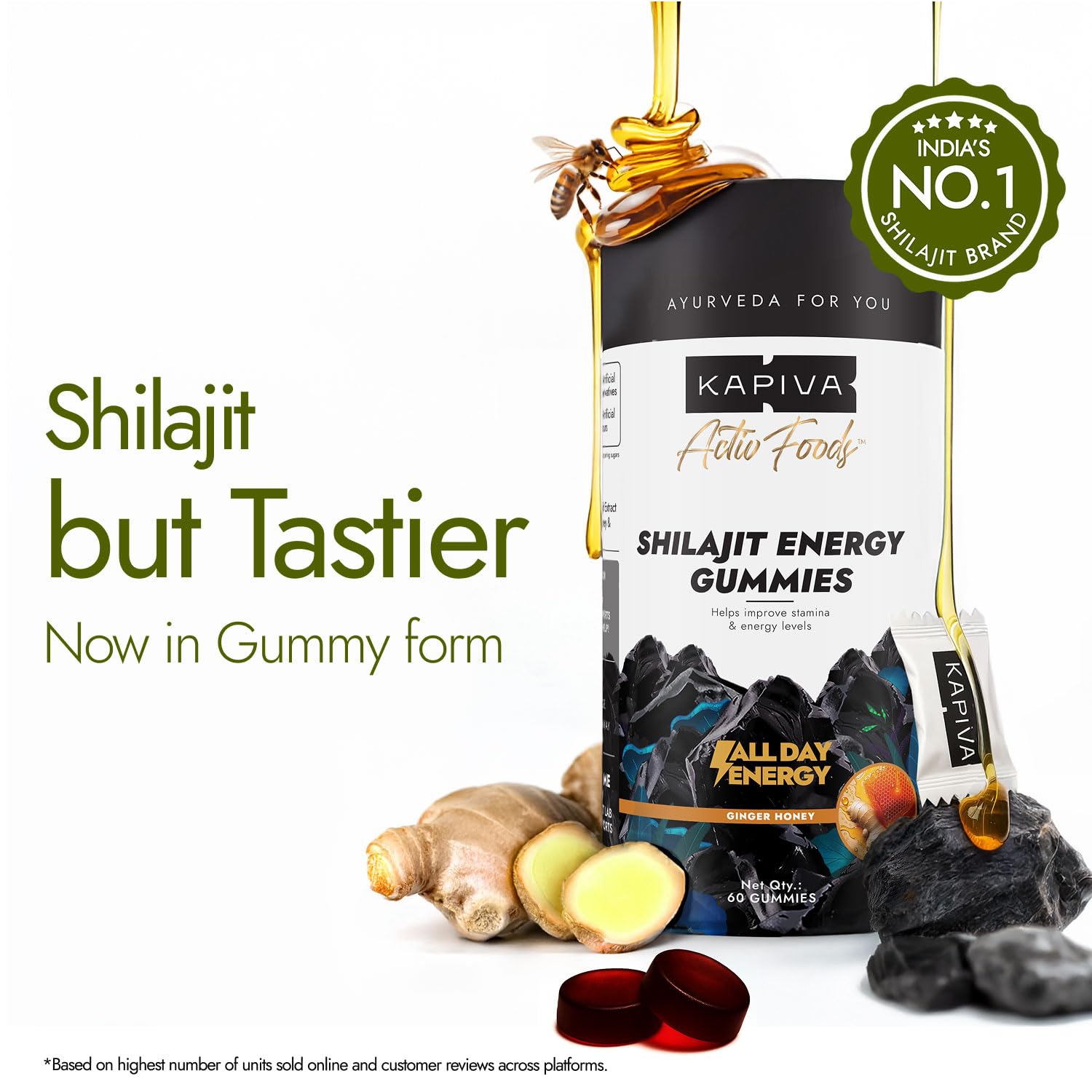 Kapiva Himalayan Shilajit/Shilajeet Gummies – view 2