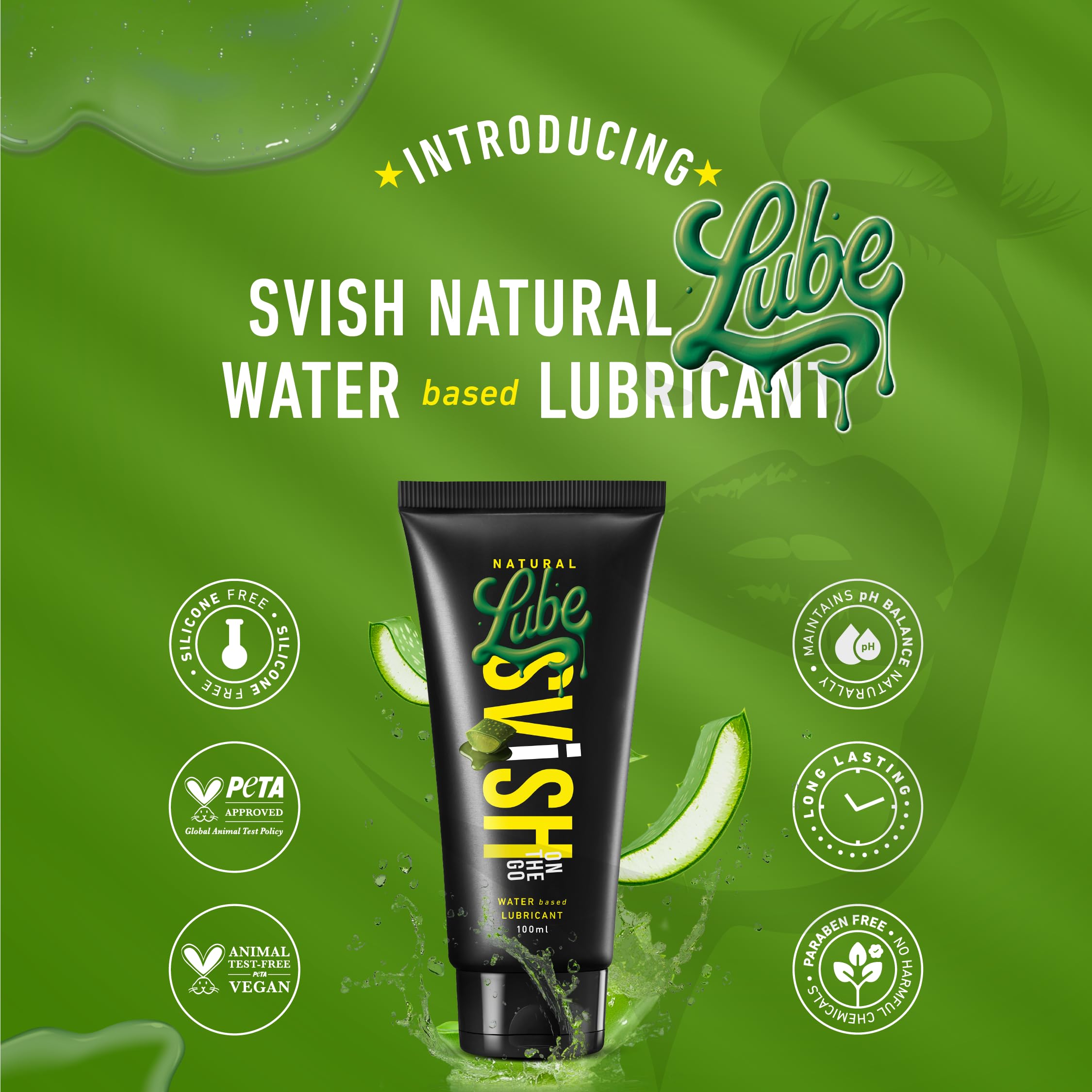 Svish Water Based Edible Natural Lubricant – view 2