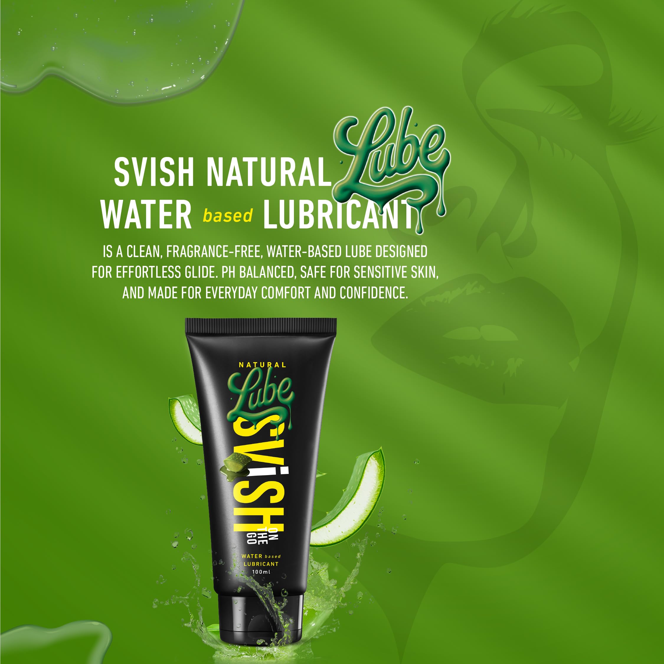 Svish Water Based Edible Natural Lubricant – view 3