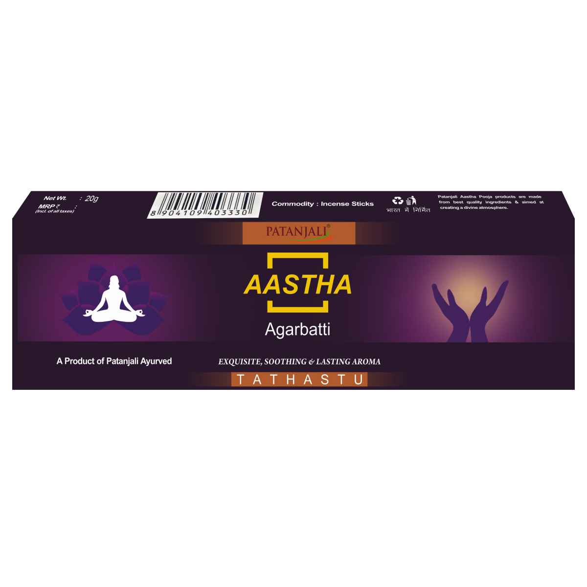 Aastha Agarbatti Tathastu 20 g – view 2
