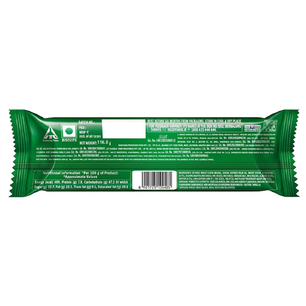 Sunfeast Mom's Magic Cashew and Almond Cookie, 100g (Buy 4 Get 1 Extra) – view 6