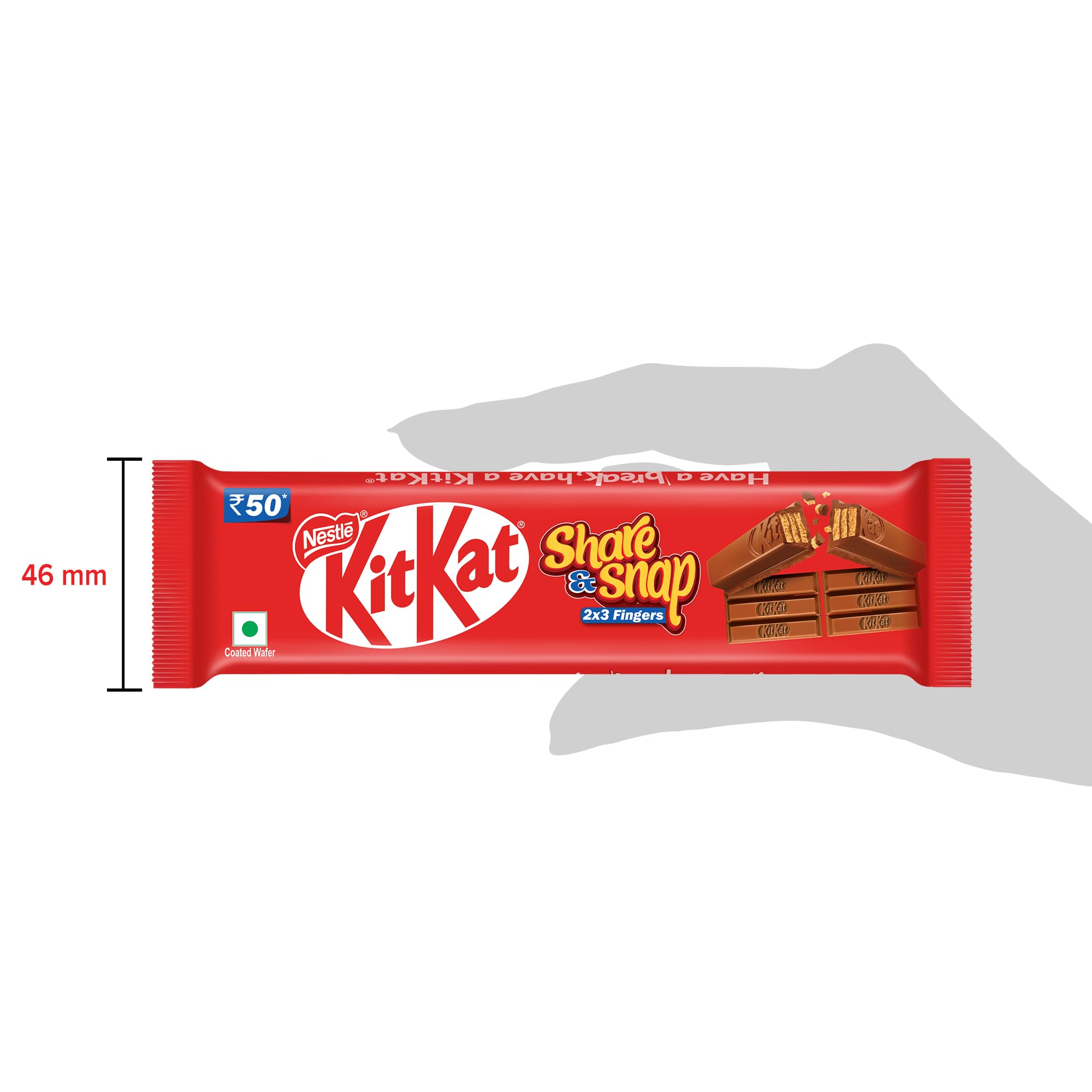 Nestle-KitKat Share & Snap 2×3 Fingers, 57g each, (Pack of 14) – view 6