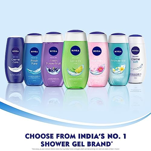 NIVEA Lemon & Oil Body Wash, Pampering Care With Refreshing Scent Of Lemon, Home & Travel Kit, 250ml+ 125ml – view 6