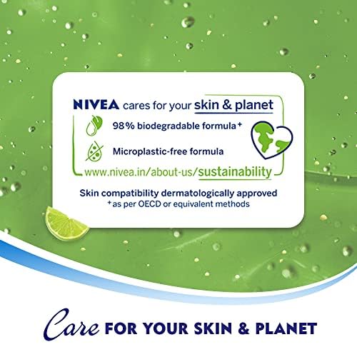 NIVEA Lemon & Oil Body Wash, Pampering Care With Refreshing Scent Of Lemon, Home & Travel Kit, 250ml+ 125ml – view 8