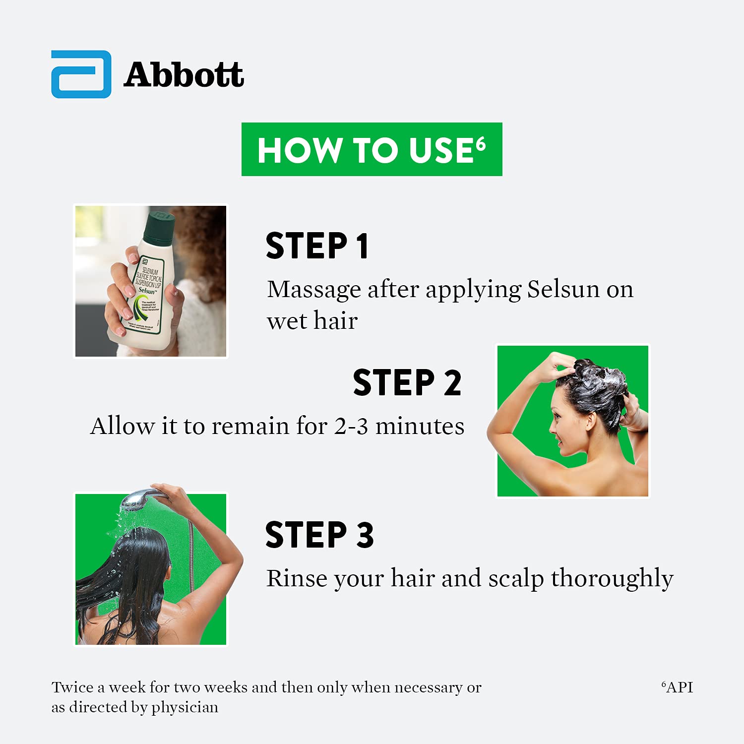 Abbott Selsun Suspension Anti Dandruff Shampoo, Clears away dandruff flakes, Relieves from excessive oil, Relieves from dandruff related itching (120ml) – view 6