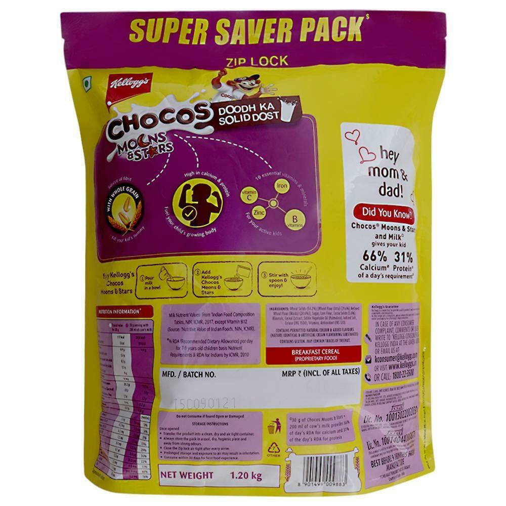 Kellogg's Moons & Stars Chocos Cereal 1.2 Kg – view 2